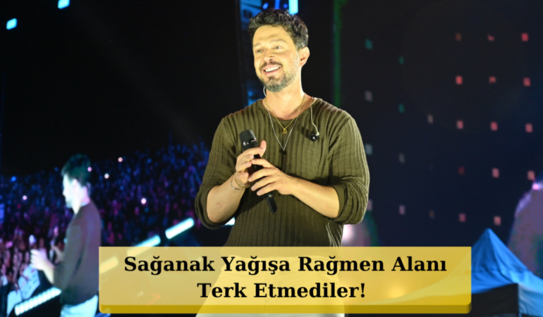 Ordu'da Murat Boz Fırtınası! Yağmur Altında Binlerce Kişilik Müzik Şöleni