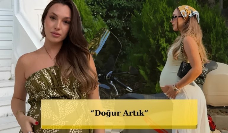 9 Aylık Hamile Sude Burcu'dan "Doğur Artık" Diyenlere Esprili Yanıt