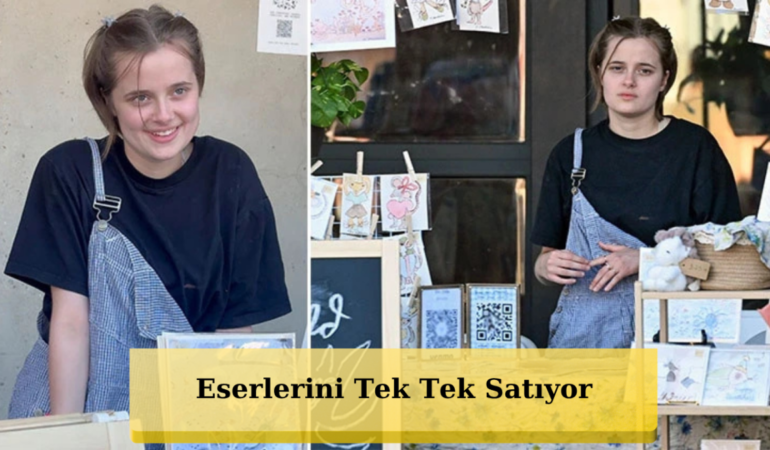 Brad Pitt ve Angelina Jolie’nin Kızı Şaşırttı! Sokakta Satıyor