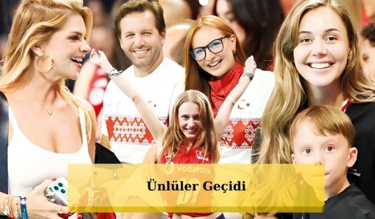 Ünlüler Filenin Sultanları'nın Çeyrek Final Maçına Akın Etti