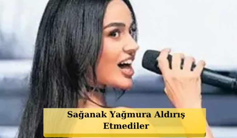 Yağmur Altında Yangın Yeri Korosu: Elif Buse Doğan Çorum'u Salladı!
