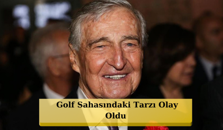 96 Yaşındaki Rahmi Koç'tan Golf Sahasında Tarz Rüzgarı: Renkli Kombini Göz Doldurdu!
