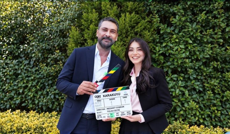 Karakuyu Dizisi Sete Çıktı! Onur Tuna ve Özge Törer Başrolde