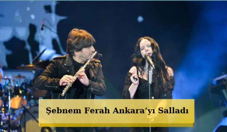 Şebnem Ferah Sahneye Çıktı Ankara Resmen İnledi!